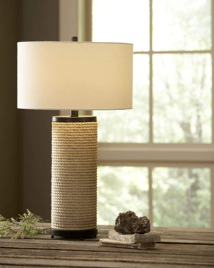 Rope Wrapped Lamp