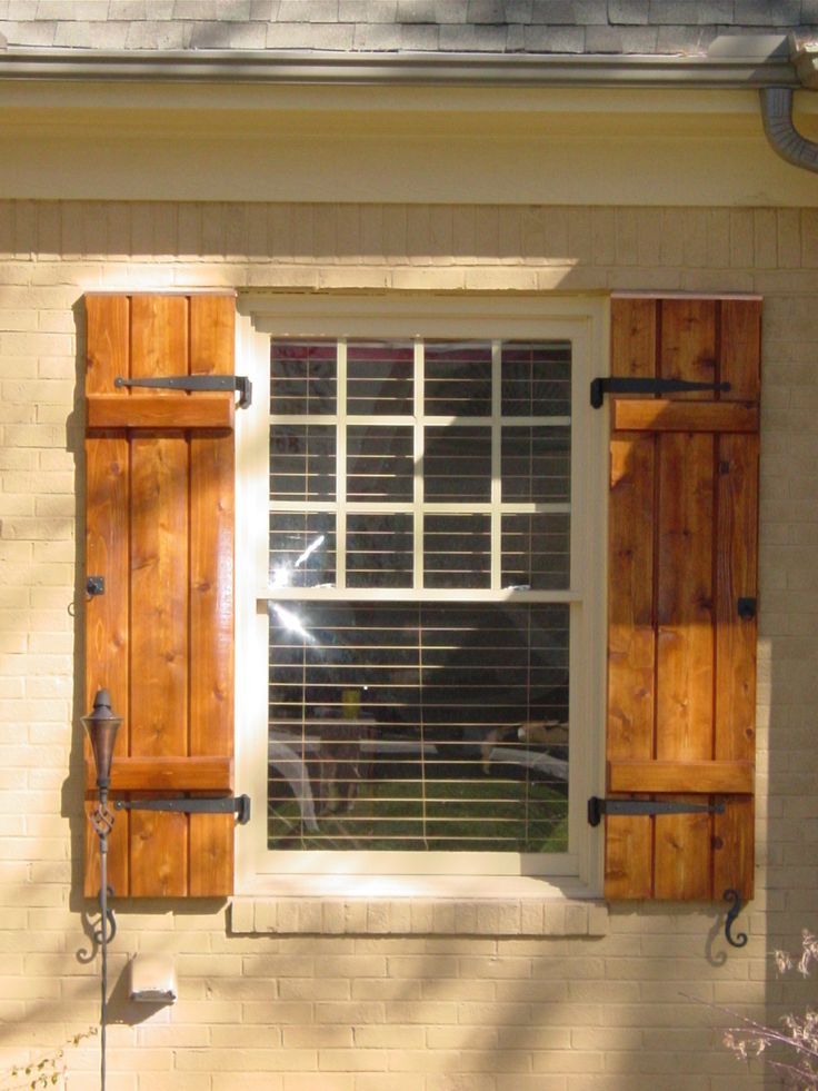 Rustic Window Shutters design