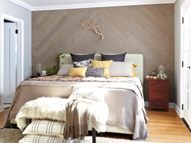 wall rustic bedroom ideas