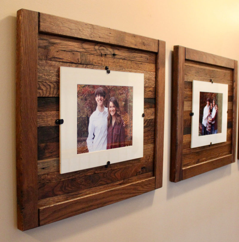 wooden photo frame design