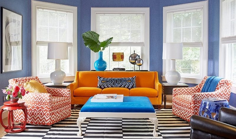color combination living room
