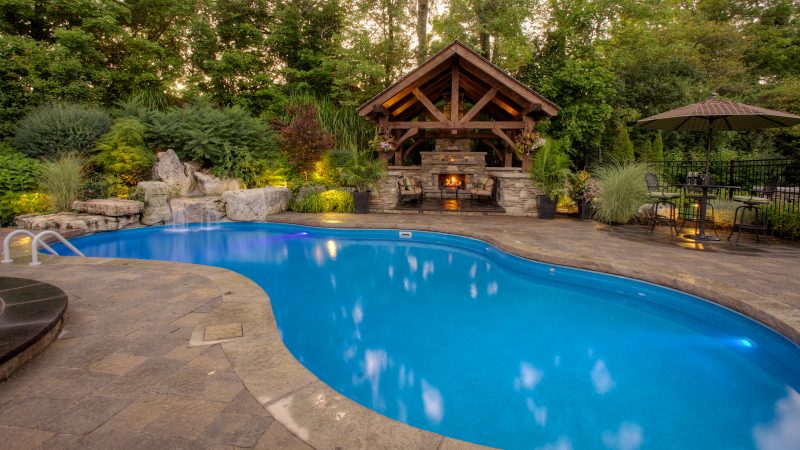 natural backyard pool