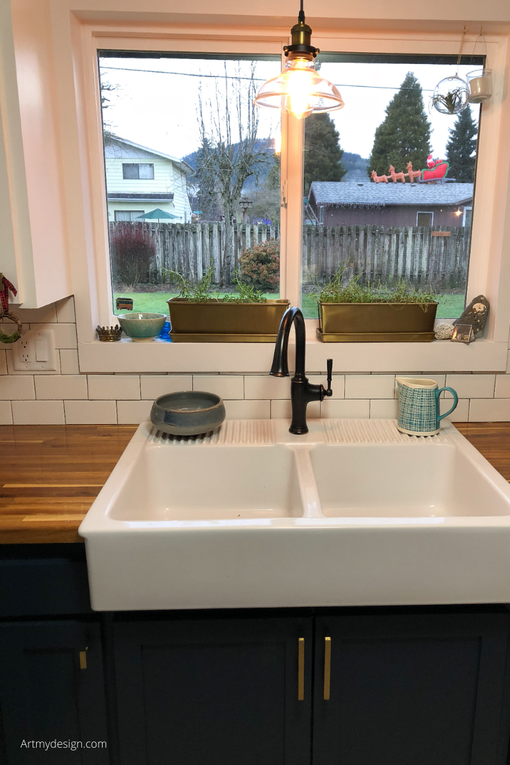Simple Sink Farmhouse Kitchen Decor